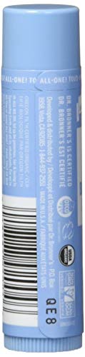 Dr. Bronner's Organic Lip Balm - Nourishing Hydration, Certified Fair Trade - 0.15 oz