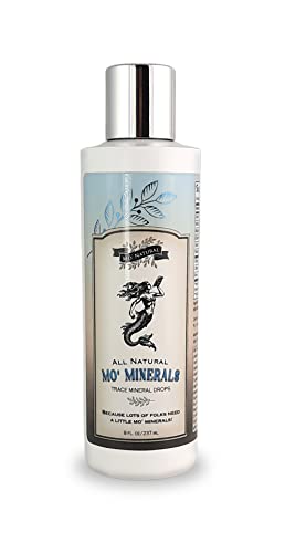 Mo' Minerals Trace Mineral Drops - 72+ Ionic Minerals, Vegan, Non-GMO - 8 oz. for Easy Daily Use