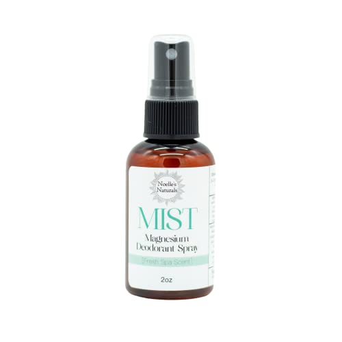 Mist Magnesium Deodorant Spray - All Natural, Essential Oil Blend, 2oz Travel Size