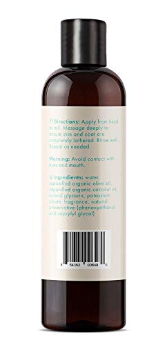 kin+kind Jasmine+Lily Organic Dog Shampoo - Moisturizes with USDA Certified Ingredients - 12oz