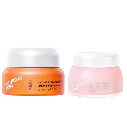 Saturday Skin Moisturizing Cream - Hydrates with Carrot & Niacinamide, Oil-Free Gel, 50ml