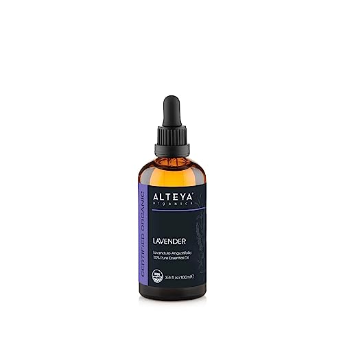 Alteya Organics Lavender Essential Oil - USDA Organic, Pure Bulgarian Lavender - 3.4 Fl Oz