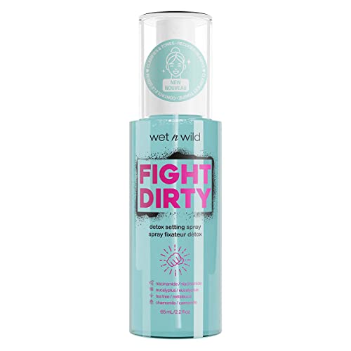 Wet n Wild Detox Setting Spray - Combats Acne, Hydrates Skin, Cruelty-Free - 3.4oz