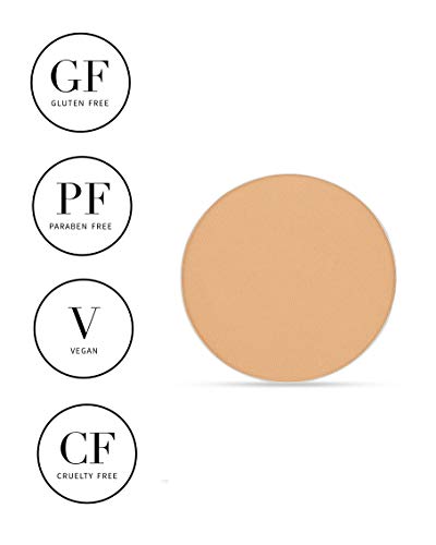 CLOVE + HALLOW Pressed Mineral Foundation - Natural Hydration, Lightweight Coverage - 14g