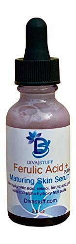 Diva Stuff Face Serum - Anti-Aging, Hydrating with Ferulic Acid & Gota Kola - 1oz