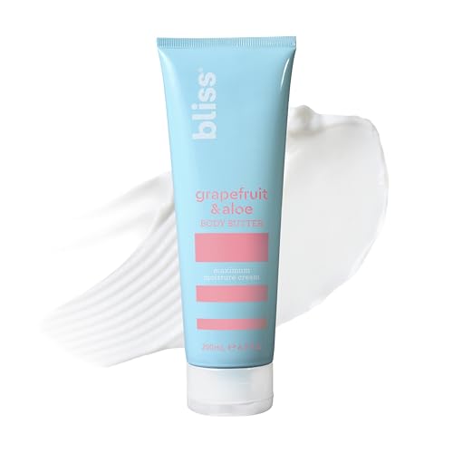 Bliss Body Butter - Maximum Moisture for Dry Skin, Grapefruit & Aloe - 6.7 Fl Oz