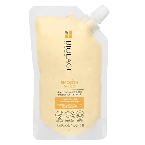 Biolage Hair Mask - Controls Frizz, Strengthens with Camellia & Castor Oil - 3.4 Fl. Oz