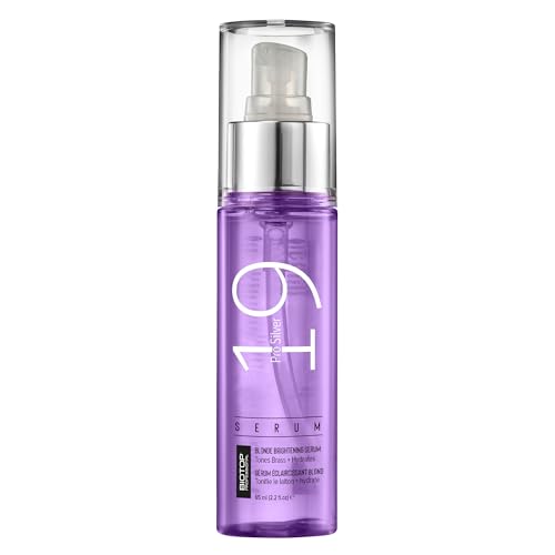 Biotop Professional 19 Pro Silver Hair Oil - Heat Protection, Frizz Control, Vitamin E - 2.2 oz