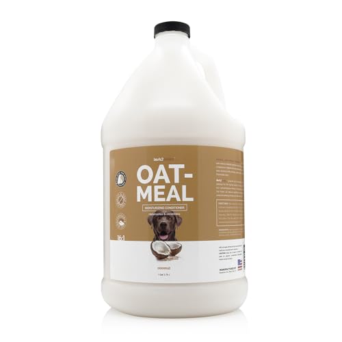 Bark2Basics Dog Shampoo - Moisturizing Oatmeal, Relieves Itchy Skin, Coconut Scent - 1 Gallon