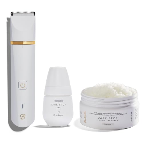 Bushbalm Ingrown Rescue Kit - Dark Spot Treatment, Vegan & Cruelty-Free - Exfoliating Scrub & Oil