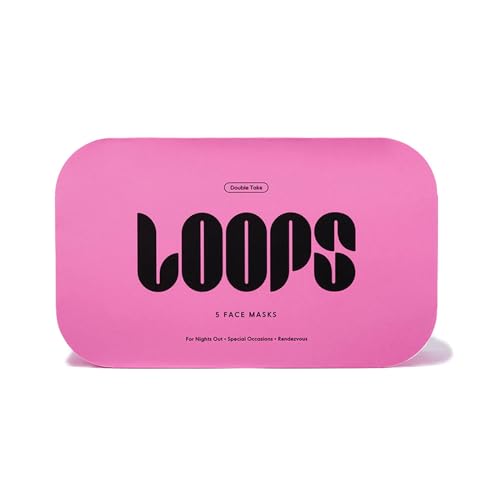 LOOPS DOUBLE TAKE Hydrogel Face Mask - Refines Pores, Calms Skin, Luminous Glow - 5 Pcs