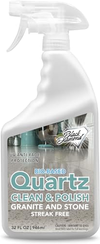 Quartz Countertop Cleaner & Polish - Streak-Free Shine, UV Protection - 32 Fl Oz