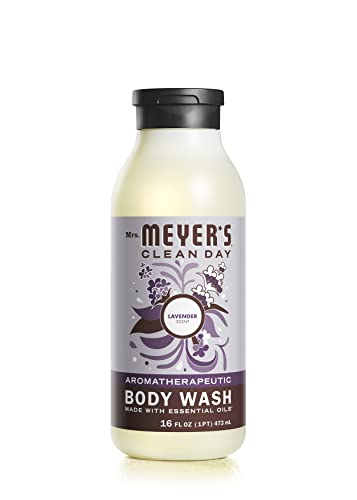 Mrs. Meyer's Body Wash - Moisturizing Lavender Scent, Dermatologically Tested - 16oz