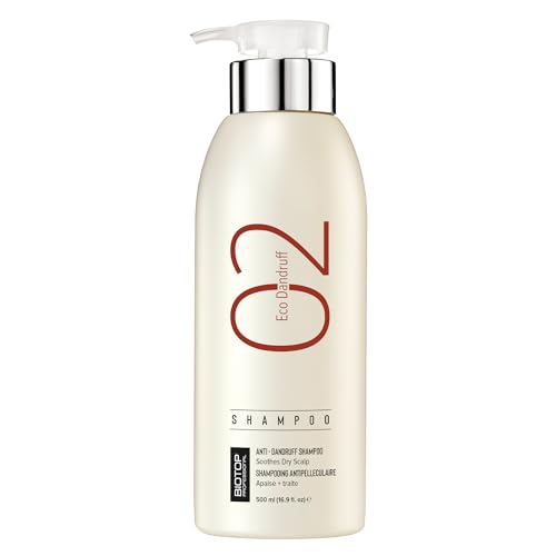 Biotop Professional Dandruff Shampoo - Hydrates, Soothes Dry Scalp with Pro Vitamin B5, 16.9oz