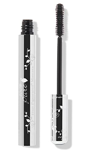 100% PURE Lengthening Mascara - Intense Volume & Length, Natural Fruit Pigments - Black Tea, 0.35 oz