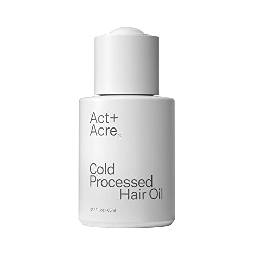 ACT+ ACRE Hair Oil - Moisturizes, Repairs Damage, Heat Protection - 100% Plant Based, 3.4oz