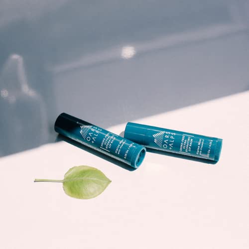 Oars + Alps Lip Balm - Ultra Hydrating, Vitamin E Infused, Alpine Mint Scent - 3 Pack, 0.45 Oz Each