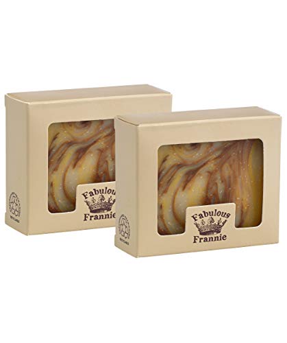 Fabulous Frannie Essential Oil Soap Gift Set - Vegan, Gentle on Skin, No Chemicals - 4oz (Pack of 2)