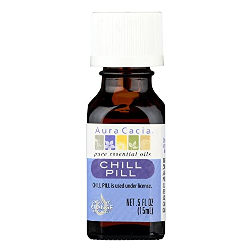 Aura Cacia Essential Oil - Mind Relief with Lavender & Chamomile, 0.5 Oz