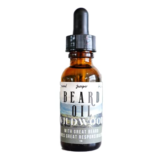 Little Flower Beard Oil - Nourishing Cedarwood, Juniper & Patchouli - 1oz Handmade Blend