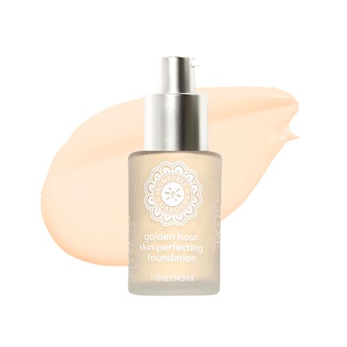 Honeybee Gardens Foundation - Skin-Perfecting, Luminous Finish, Vegan, Gluten-Free - 34.5ml