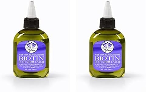 Ethereal Nature Hair Growth Shampoo - Promotes Healthy Growth, Strengthens & Adds Shine - 75ml x2
