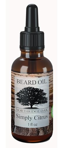 Northridge Oak Beard Oil - Hydrates & Softens, Natural Oils, Subtle Oak Scent - 1 FL Oz