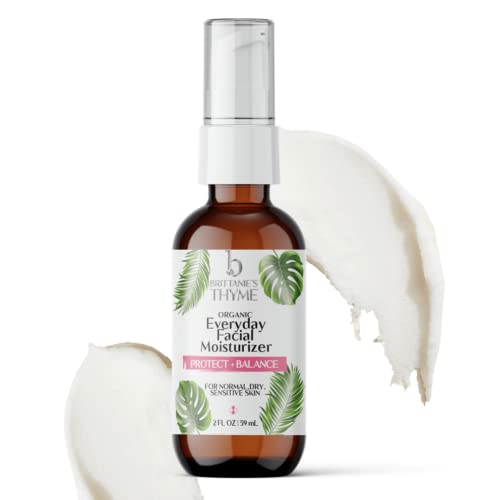 Brittanie's Thyme Organic Face Moisturizer - Hydrates, Nourishes & Protects - 2 oz
