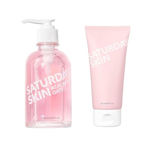 Saturday Skin Face Cleanser - Gentle Hydrating Gel, Antioxidant-Rich, Vegan - 5oz