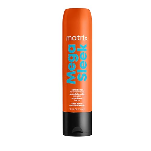 Matrix Mega Sleek Conditioner - Frizz Control, Shea Butter Infused, Smooth & Shiny Hair - 33.8oz