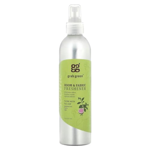 Grabgreen Air Freshener - Thyme & Fig Scent, Safe for Fabrics, 7 Fl Oz, Made in USA