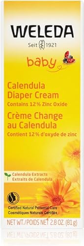 Weleda Baby Calendula Diaper Cream - Soothes Redness, Plant-Based Ingredients - 2.8oz