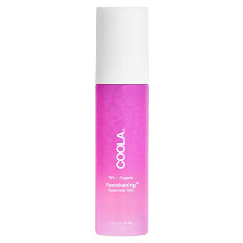 COOLA Organic Face Mist - Hydrating Rosewater with Ginseng & Green Tea Extract - 1.7 Fl Oz
