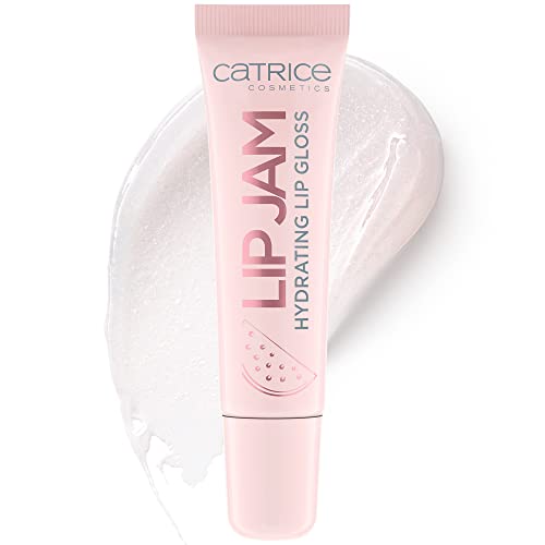 Catrice Lip Jam Hydrating Lip Gloss - Moisturizing Shine with Shea & Coconut Oils - 5 Shades