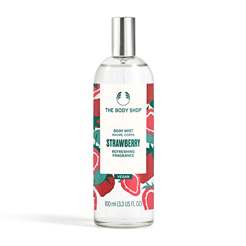 The Body Shop Strawberry Body Mist - Refreshing Hydration, Vegan & Recyclable - 3.3 oz