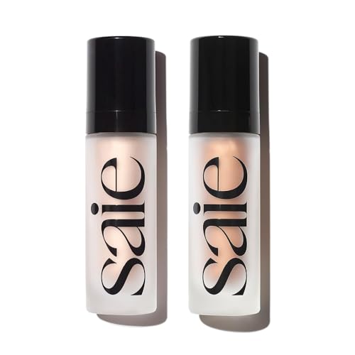 Saie Luminizer Duo - Glowing Skin Illuminator with Vitamin C & Rose Hip Oil - 1 fl oz Each