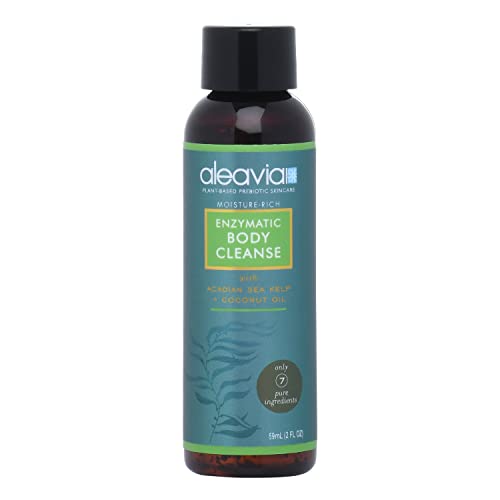 Aleavia Enzymatic Body Wash - Fragrance-Free, Prebiotic & Vegan - 2 Oz Travel Size