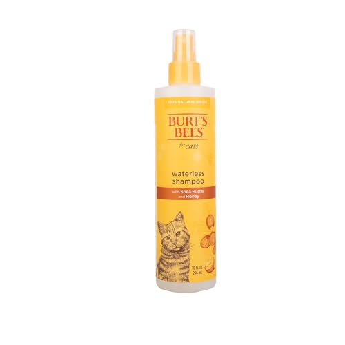 Burt's Bees Cat Shampoo - 99.7% Natural, Safe & Easy Waterless Clean - 10 Oz