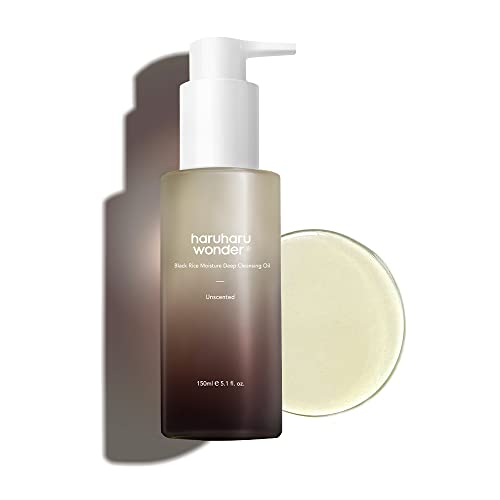 HARUHARU Wonder Black Rice Facial Cleanser - Gentle Makeup Remover, Vegan & EWG-Safe - 5.1 fl. oz
