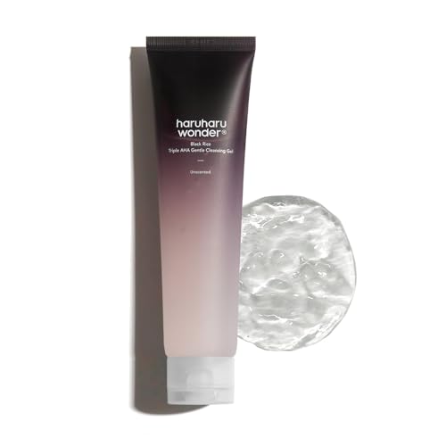 HARUHARU Wonder Facial Cleanser - Triple AHA Exfoliation, Hydrating Formula - 3.38 fl oz