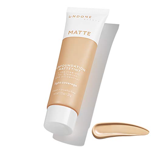 Undone Beauty Foundation - Lightweight, Oil Absorbing, Blemish Control - Soft Beige Medium