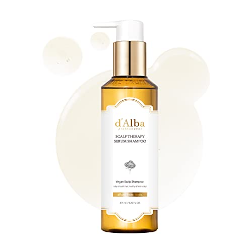 d'alba Piedmont Professional Shampoo - Nourishing Scalp Therapy, 96% Plant-Based - 9.29 fl oz