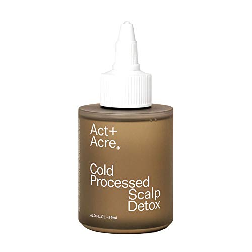 ACT+Acre Scalp Detox Oil - Nourishes and Hydrates for Thicker Hair, 100% Vegan - 2oz