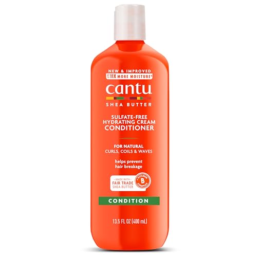 Cantu Hydrating Cream Conditioner - Moisture Replenishing, No Harsh Ingredients - 13.5 fl oz