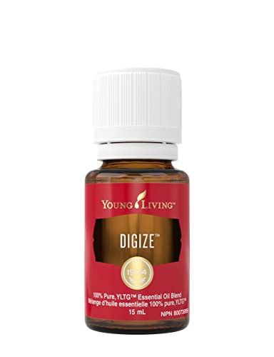 Young Living DiGize Essential Oil - Digestive Support Blend, Antioxidant-Rich, 15ml
