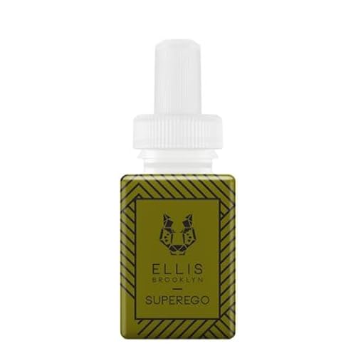 Ellis Brooklyn SUPEREGO Essential Oil Diffuser Refill - Lasts 350 hours, Pet-Friendly - 10mL