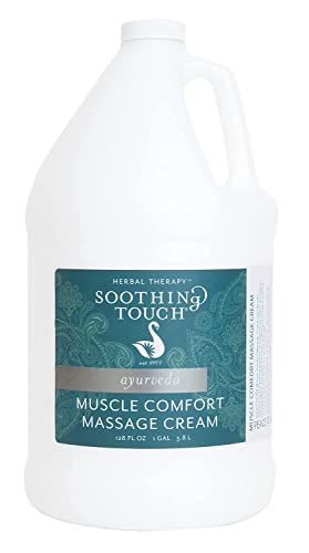 Soothing Touch Massage Oil - Eases Muscle Tension, Infused with Eucalyptus & Ginger - 1 Gallon