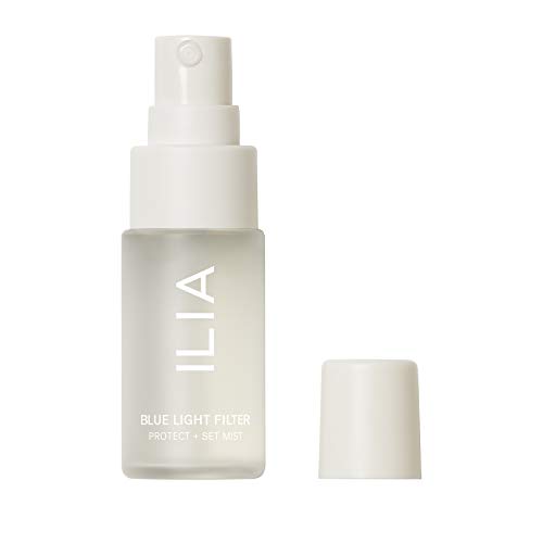 ILIA Blue Light Face Mist - Hydrates, Sets Makeup, Protects from Pollution - Travel Size 0.47 fl oz