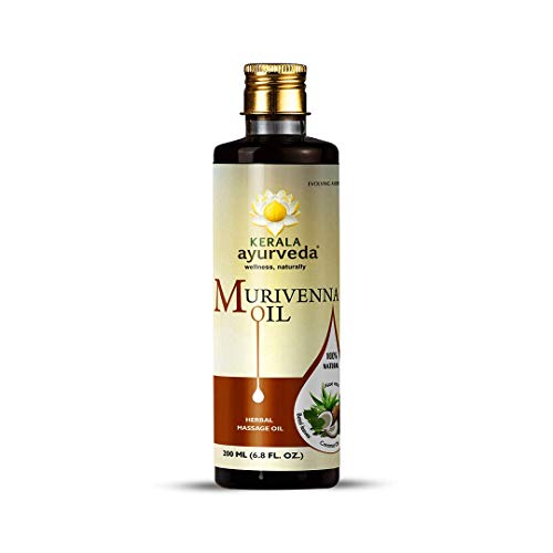 Kerala Ayurveda Murivenna Massage Oil - Soothes Sore Muscles, 100% Herbal, 6.8 Fl Oz
