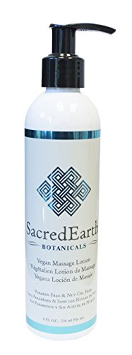 Sacred Earth Botanicals Body Lotion - USDA Organic, Vegan, Gluten-Free - 8oz Bottle